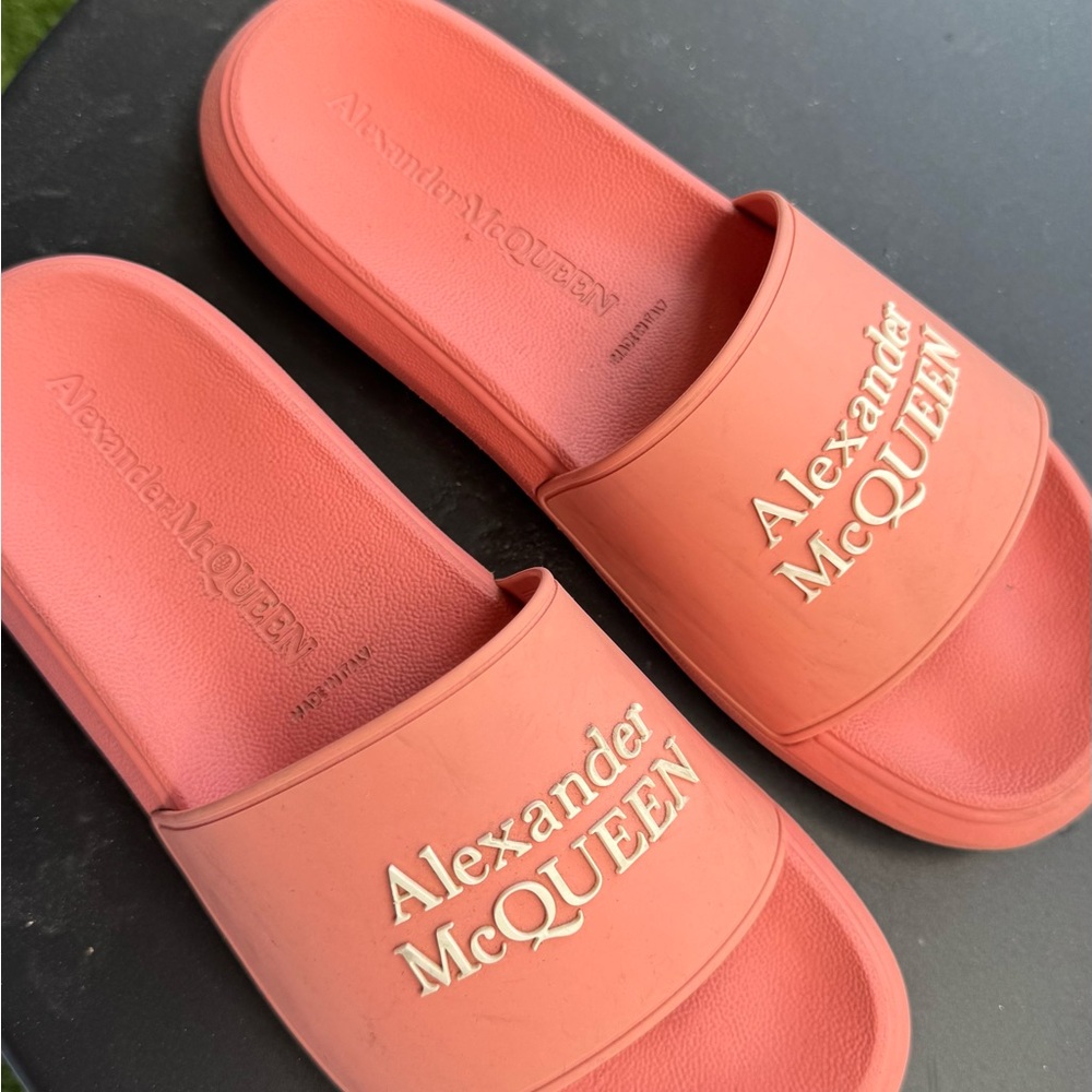 Alexander McQueen Coral Slide Sandals